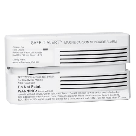 Safe-T-Alert 65 Series Marine Carbon Monoxide Alarm 12V - Surface Moun M-65-541